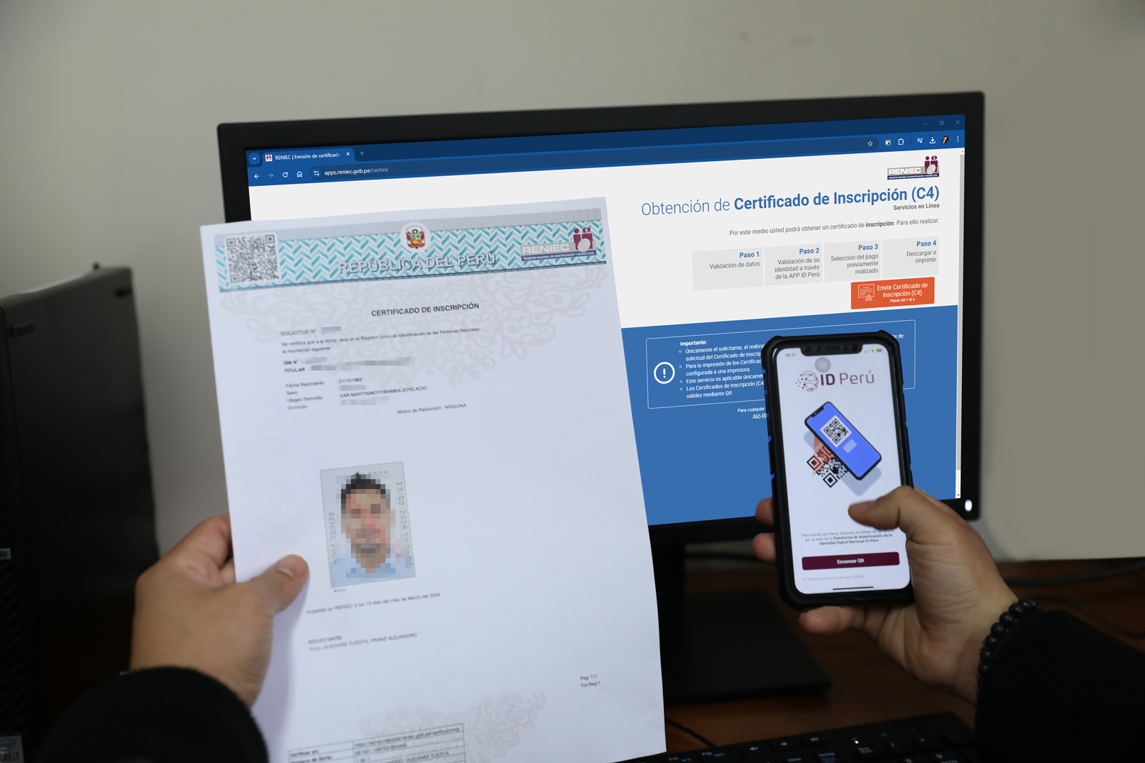 Certificados del Registro Civil para la ciudadanía española